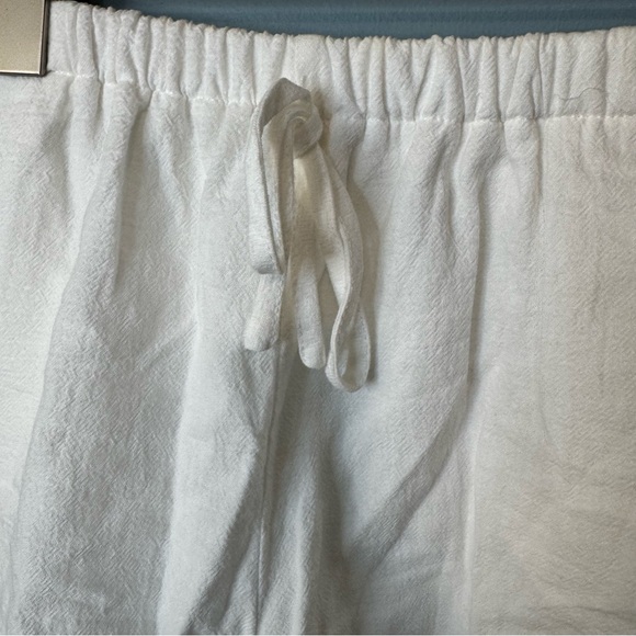 🔹5/$25🔹 SHEIN White Cotton Tie Waist Lined Shorts. High Rise. Size Small or 4 - Picture 6 of 13